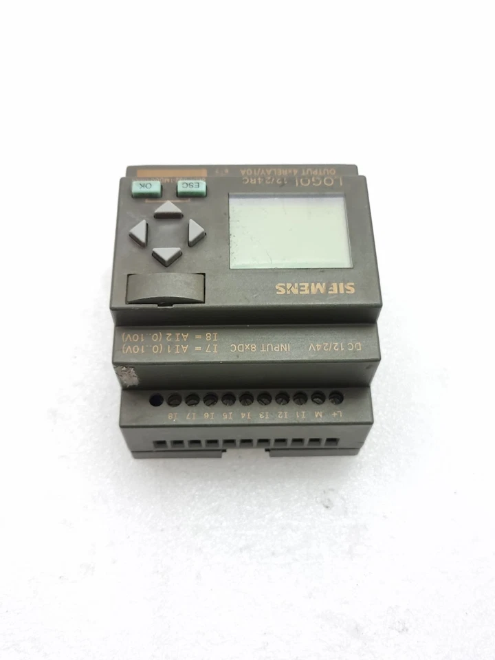 *Used Working* Siemens 6ED1052-1MD00-0BA5 Logo 12/24Rc Dc 12/24V Fast Ship